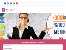 Tablet Screenshot of integralbilisim.com